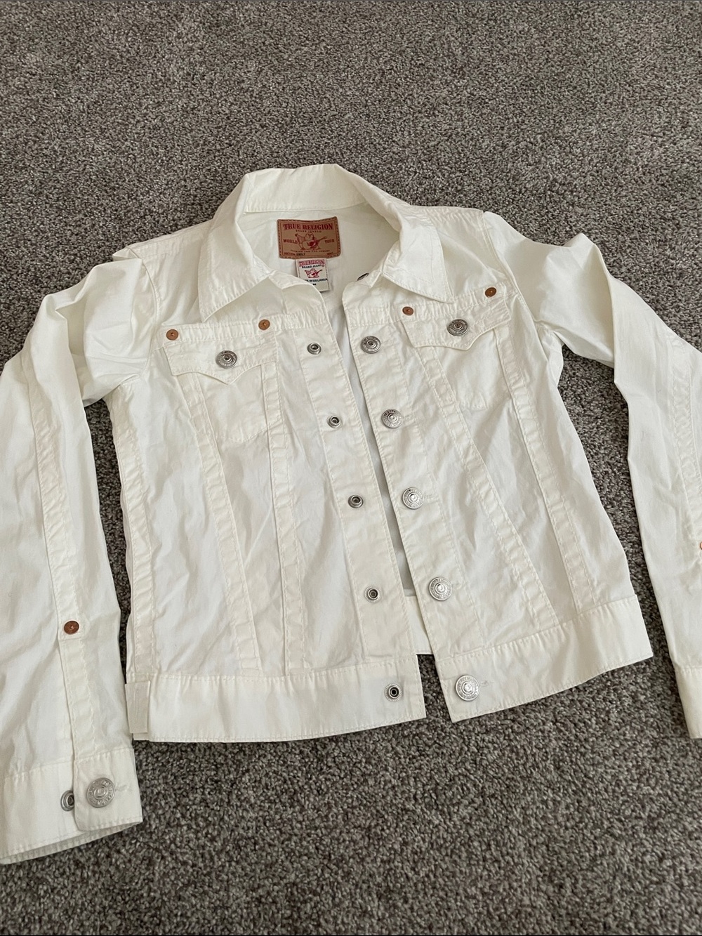 True Religion White Women's Jacket